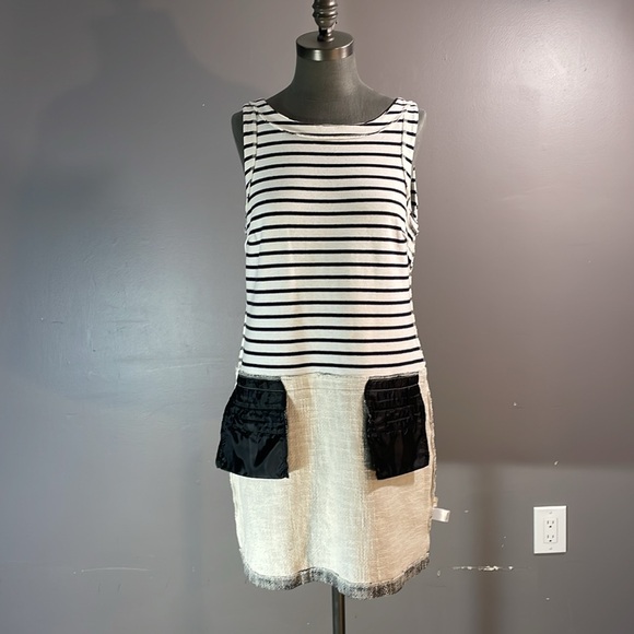 Loft dress in size 12  - 100% cotton.  Tweed looking bottom - French inspired - Picture 13 of 17